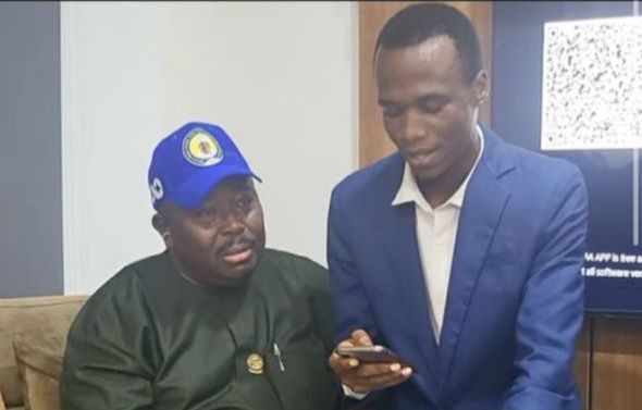 Sharafadeen Alli and Polytechnic Ibadan student